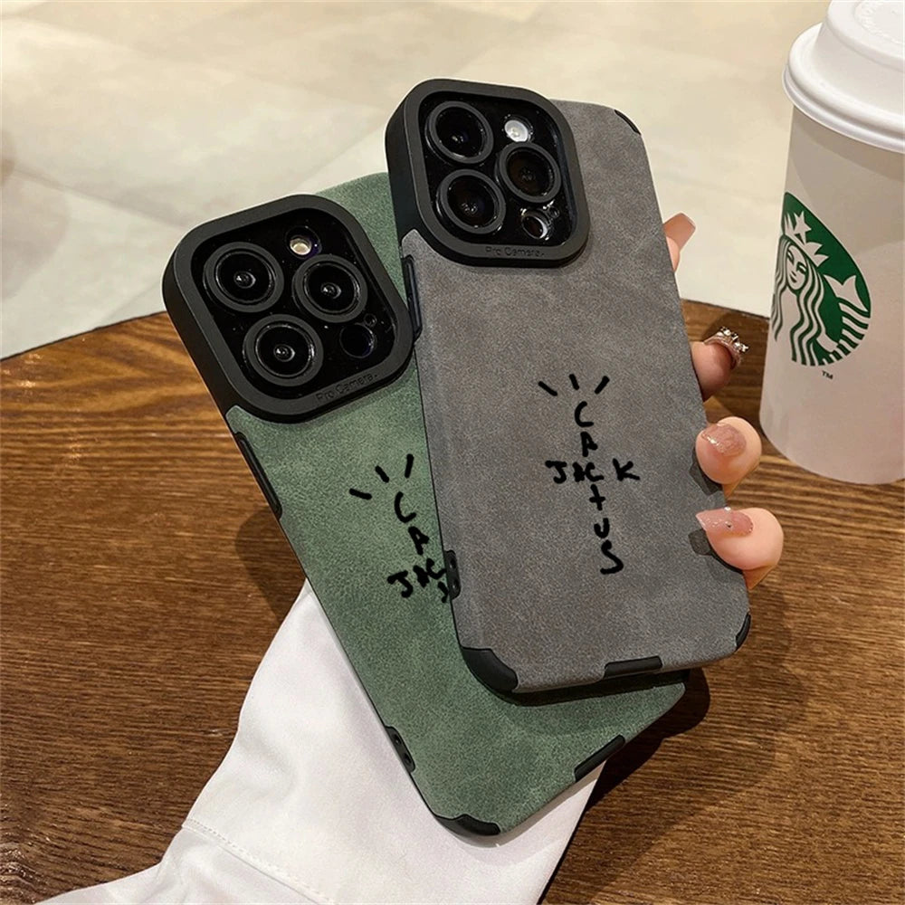 Suede Grip Silicone Phone Case