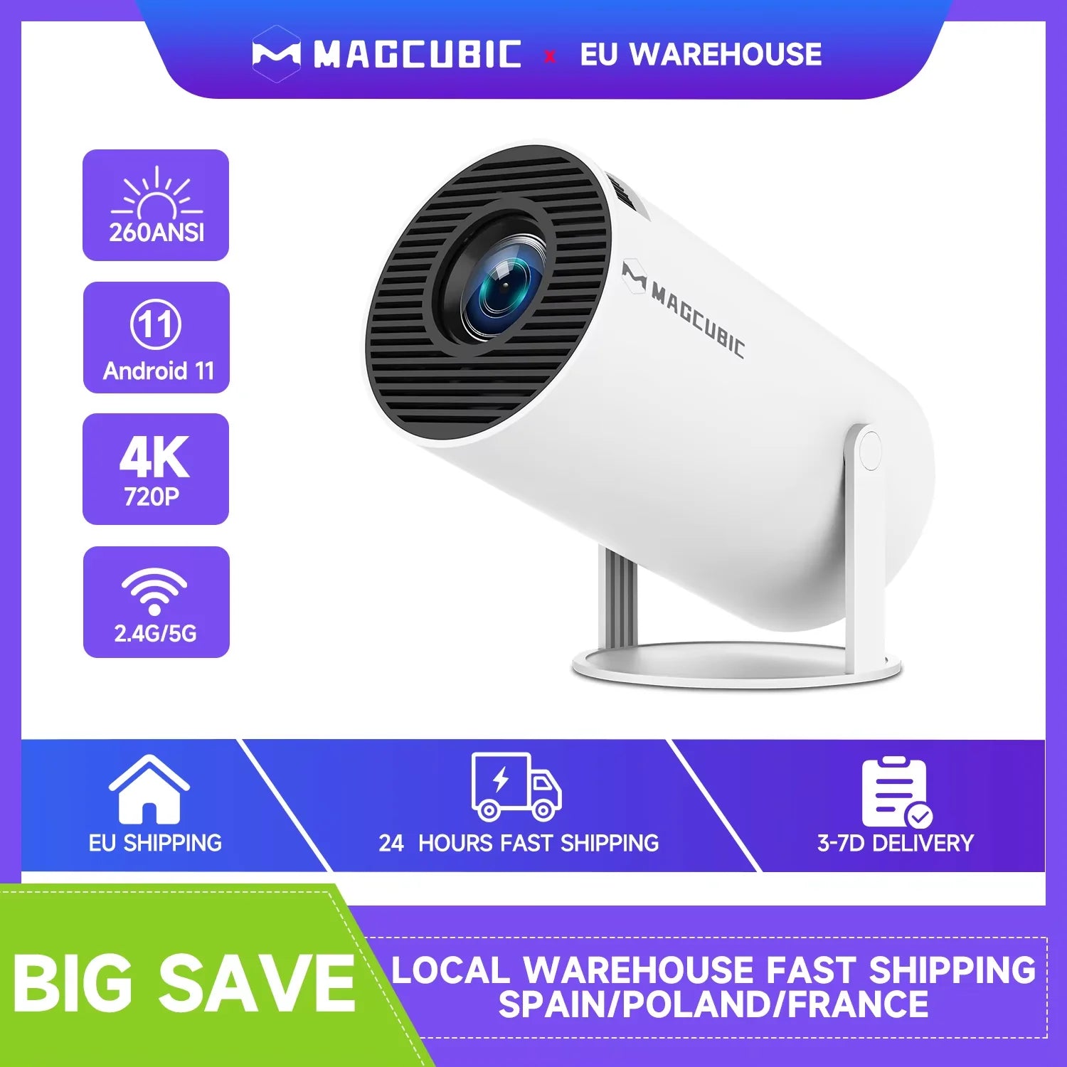 Magcubic HY Pro Projector